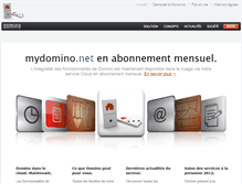 Tablet Screenshot of mydomino.net